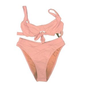 J. Crew Pink Bikini Swim Set